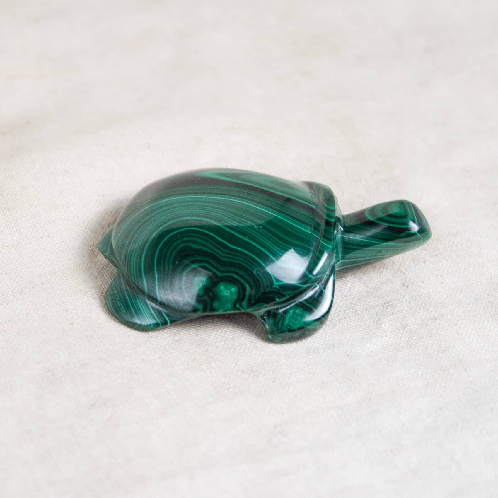 Genuine Malachite Turtles- Hand Carved - 1 of a Kind