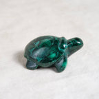 Genuine Malachite Turtles- Hand Carved - 1 of a Kind