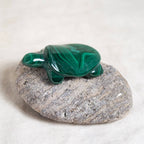 Genuine Malachite Turtles- Hand Carved - 1 of a Kind