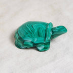 Genuine Malachite Turtles- Hand Carved - 1 of a Kind
