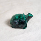 Genuine Malachite Turtles- Hand Carved - 1 of a Kind