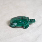 Genuine Malachite Turtles- Hand Carved - 1 of a Kind