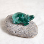 Genuine Malachite Turtles- Hand Carved - 1 of a Kind