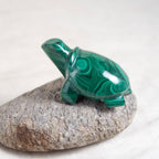 Genuine Malachite Turtles- Hand Carved - 1 of a Kind