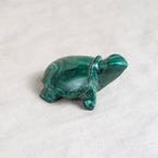 Genuine Malachite Turtles- Hand Carved - 1 of a Kind
