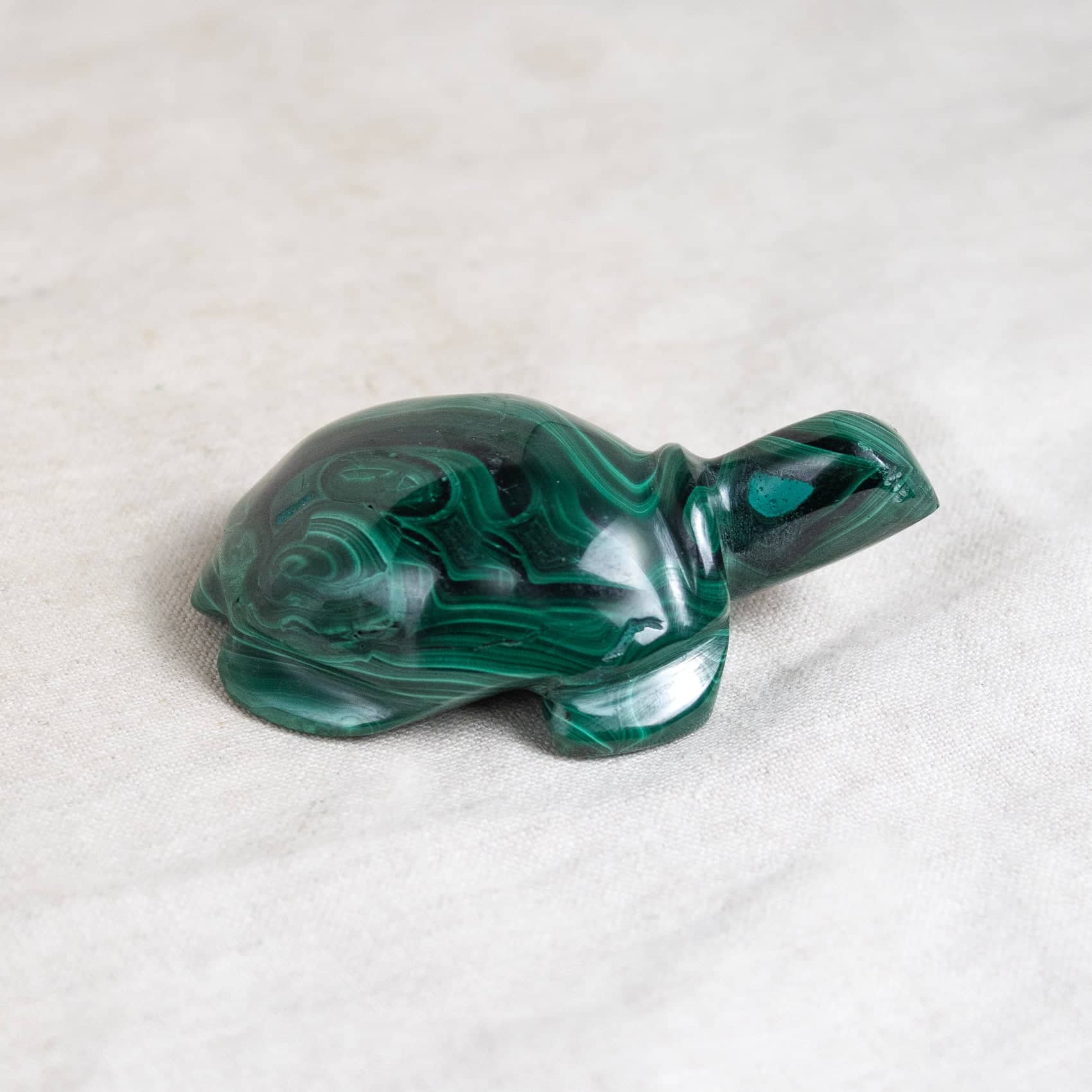 Genuine Malachite Turtles- Hand Carved - 1 of a Kind