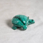 Genuine Malachite Turtles- Hand Carved - 1 of a Kind