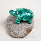 Genuine Malachite Turtles- Hand Carved - 1 of a Kind