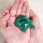 Genuine Malachite Turtles- Hand Carved - 1 of a Kind