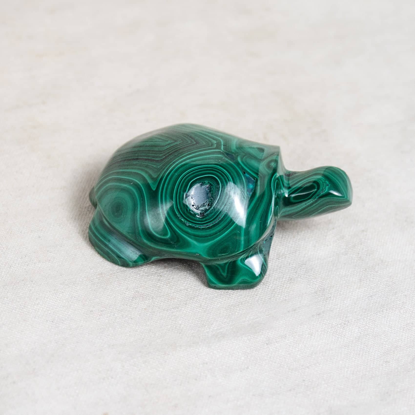 Genuine Malachite Turtles- Hand Carved - 1 of a Kind
