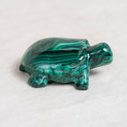 Genuine Malachite Turtles- Hand Carved - 1 of a Kind