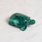 Genuine Malachite Turtles- Hand Carved - 1 of a Kind