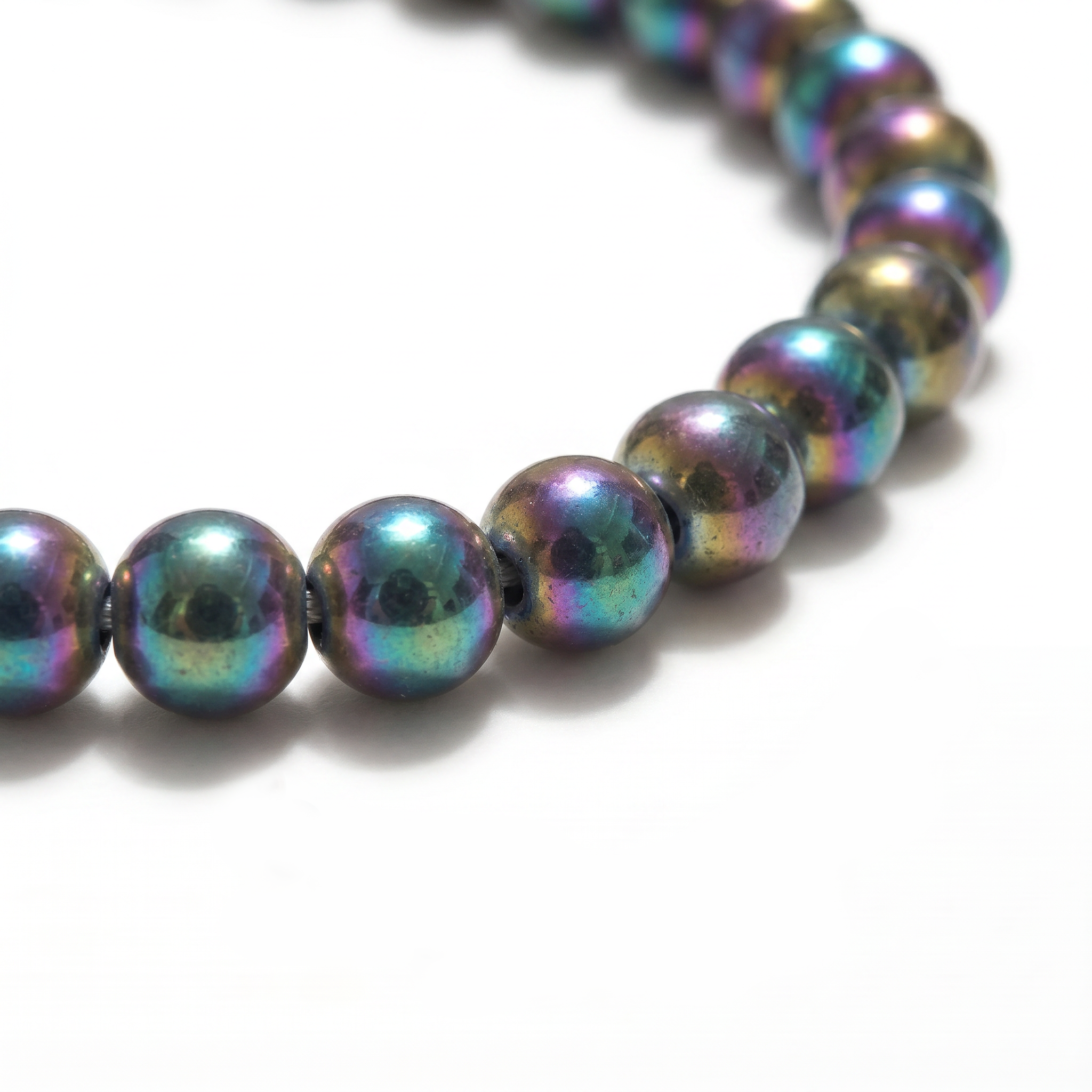 Rainbow Hematite Energy Bracelet