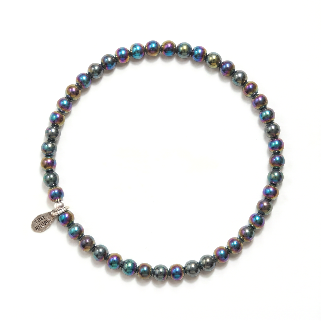 Rainbow Hematite Energy Bracelet