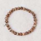 Tibetan Honeycomb Agate Energy Bracelet - 6mm