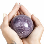 Lepidolite Sphere with Tripod - AAA Premium Quality