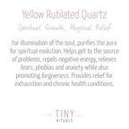Yellow Rutilated Quartz Energy Bracelet