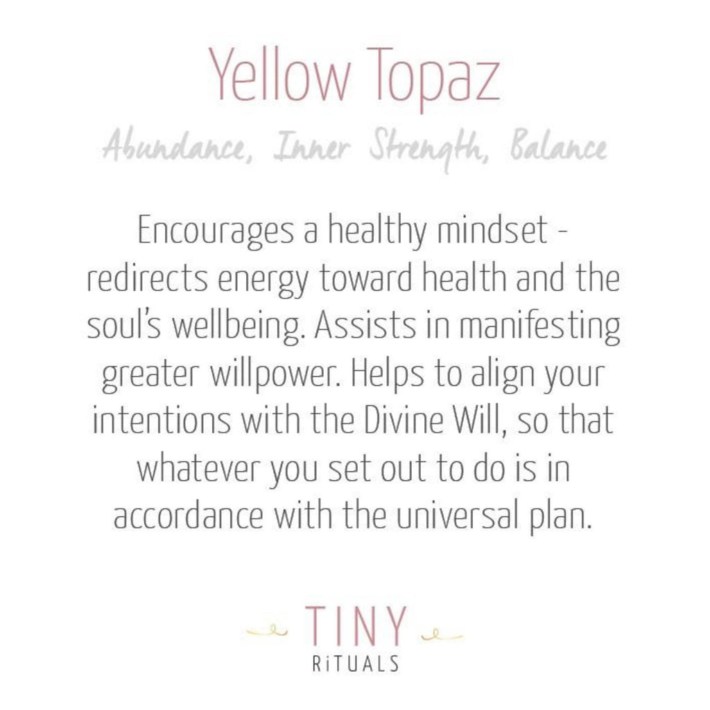 Yellow Topaz Energy Bracelet