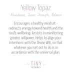 Yellow Topaz Energy Bracelet
