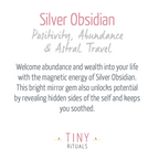 Silver Obsidian Pyramid